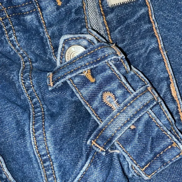 We The Free relaxed wide-leg denim jeans in blue - Picture 3 of 3